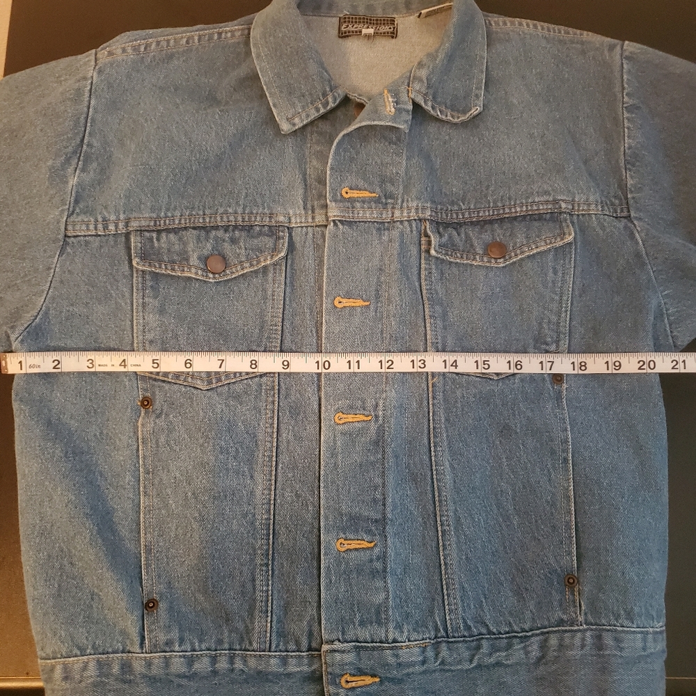 Expressions Button Up Jean Jacket - image 3